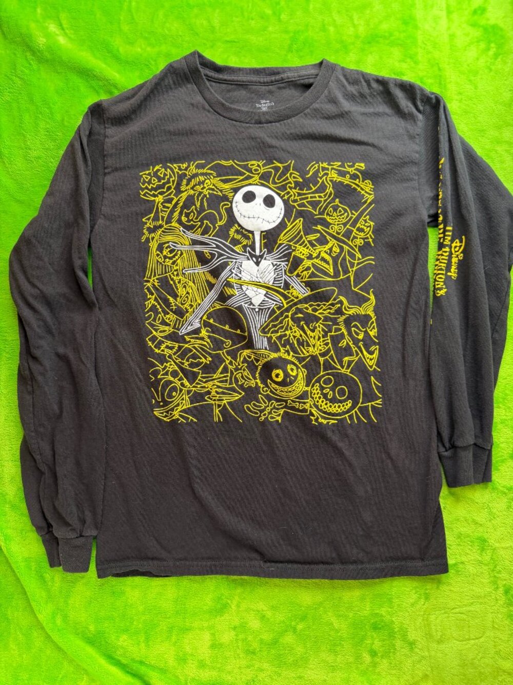 Disney Nightmare Before Christmas Black T-Shirt Size S
